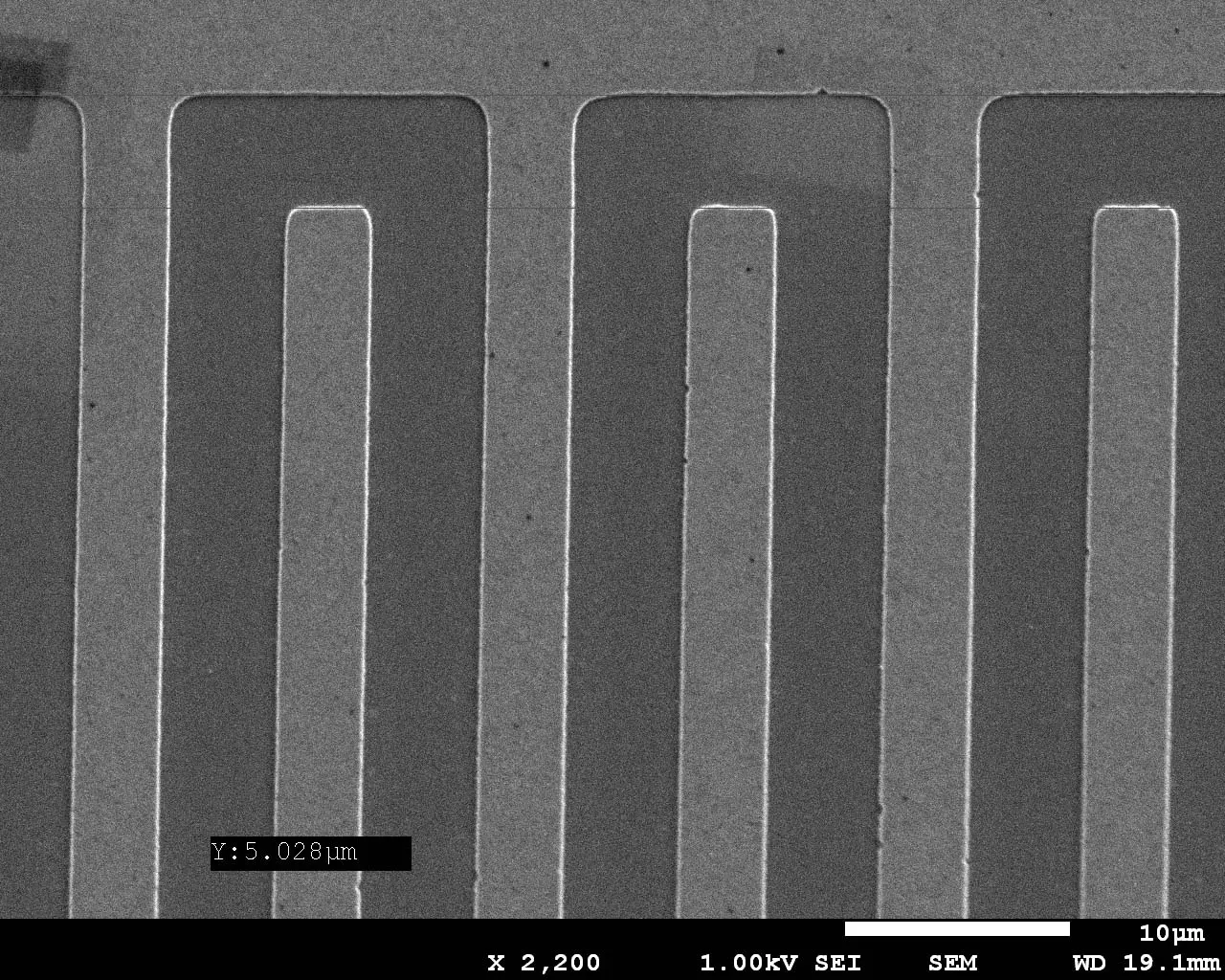 SEM IMAGE OF THE SUPERCONDUCTING QUANTUM CIRCUIT