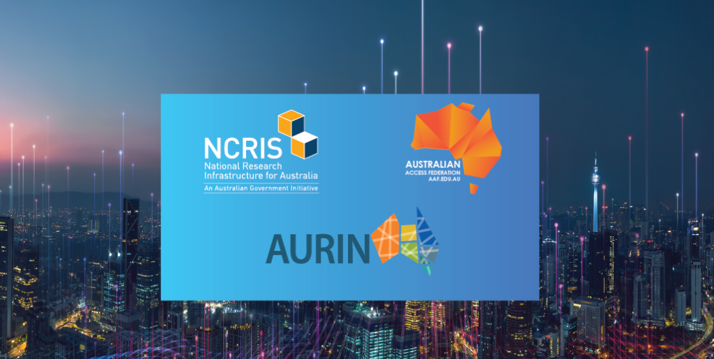 NCRIS, AAF and AURIN logos